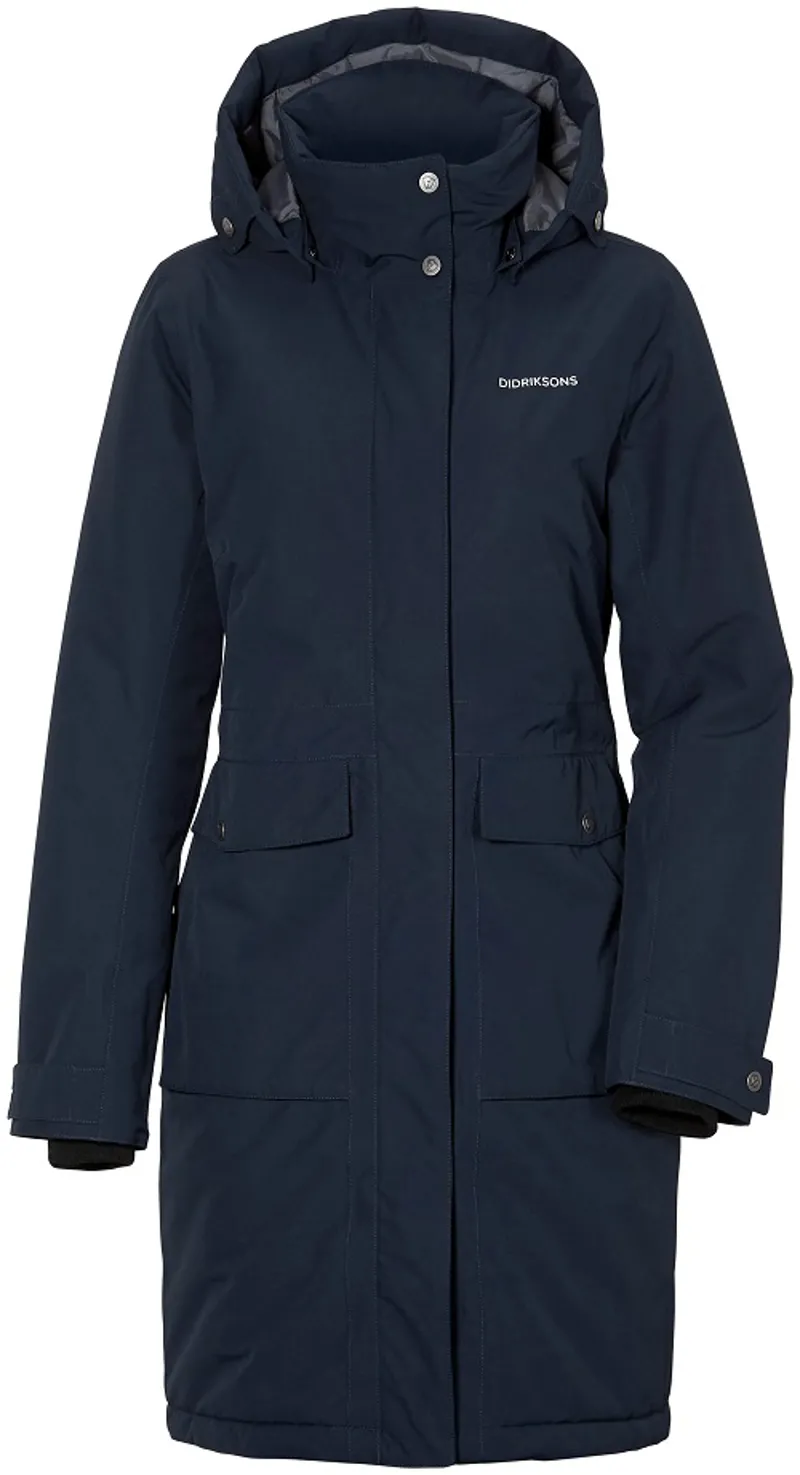 Didriksons Womens Emilia  Parka 2 Dark Night Blue